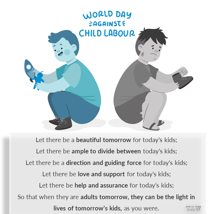 World Day Against Child Labour 2022 - Thoughts In Words